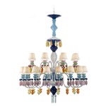 Belle de Nuit Tear Drop Chandelier - Multi