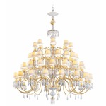 Belle de Nuit Tear Drop Chandelier - Gold