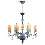 Ivy and Seed Chandelier - Ocean