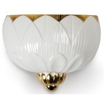 Ivy and Seed Wall Sconce - White