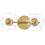 Alexa Bathroom Vanity Light - Aged Brass