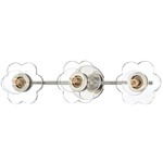 Alexa Bathroom Vanity Light - Polished Nickel