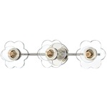 Alexa Bathroom Vanity Light - Polished Nickel