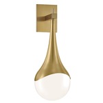 Ariana Wall Sconce - Aged Brass / Opal