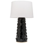 Naomi Table Lamp - Black / Belgian Linen