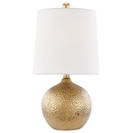 Heather Table Lamp - Gold / Belgian Linen