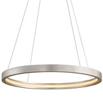 Jasmine Round Pendant - Silver Leaf
