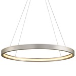 Jasmine Round Pendant - Silver Leaf