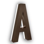 Luma Stainless Illuminated Numbers / Letters - Bronze