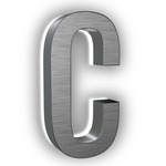 Luma Stainless Illuminated Numbers / Letters - Brushed Nickel