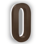 Luma Metal Illuminated Numbers / Letters - Bronze