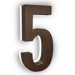 Luma Stainless Illuminated Numbers / Letters - Bronze