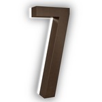 Luma Stainless Illuminated Numbers / Letters - Bronze