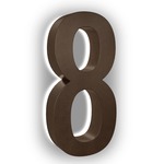 Luma Stainless Illuminated Numbers / Letters - Bronze