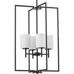 Replay Pendant - Black / Etched Glass