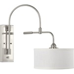 Kempsey Wall Sconce - Brushed Nickel / Summer Linen