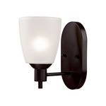 Jackson Wall Sconce - Oil Rubbed Bronze / White