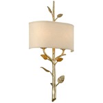 Almont Wall Sconce - Gold Leaf / Linen