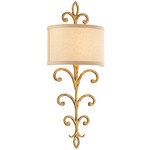 Crawford Wall Sconce - Crawford Gold / Linen