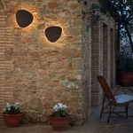 Tria Outdoor Wall Sconce - Graphite Brown