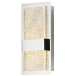 Sparkler Wall Sconce - Polished Chrome / Clear