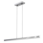 Float Linear Pendant - Polished Chrome / Opal