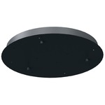 Multiport 12-Port Round Canopy - Matte Black