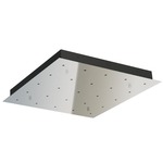 Multiport 25-Port Square Canopy - Polished Chrome