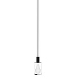 Light Guide Multiport Pendant - Black / A Lamp