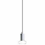 Light Guide Multiport Pendant - Polished Chrome / Mushroom