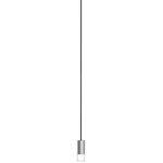 Light Guide Multiport Pendant - Polished Chrome / Frosted