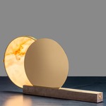Alchemie Table Lamp - Brass / Alabaster
