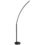 Gentle Bend Floor Lamp - Matte Black