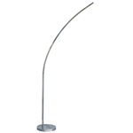 Gentle Bend Floor Lamp - Polished Chrome