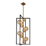Glasgow Nine Light Pendant - Vintage Bronze