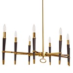 Langford Oval Chandelier - Vintage Bronze