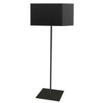 Square Floor Lamp - Black