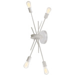 Nebraska Wall Sconce - Matte White