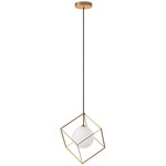 Thomson Pendant - Gold / White