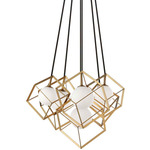 Thomson Pendant - Gold / White