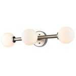 Alouette Bathroom Vanity Light - Chrome / Opal