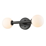 Alouette Bathroom Vanity Light - Graphite / Opal