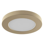 Avro Ceiling Flush Light - Brass / White