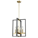 Blairmore Pendant - Venetian Brass / Graphite / Clear