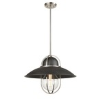 Peggys Cove Pendant - Satin Nickel / Graphite