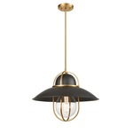 Peggys Cove Pendant - Venetian Brass / Graphite