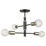 Lake Loft Ceiling Light - Graphite / Clear