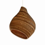 Hive Scraplights Pendant - Black / Natural