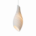 Nest Scraplights Pendant - White / White