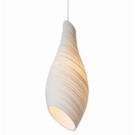 Nest Scraplights Pendant - White / White